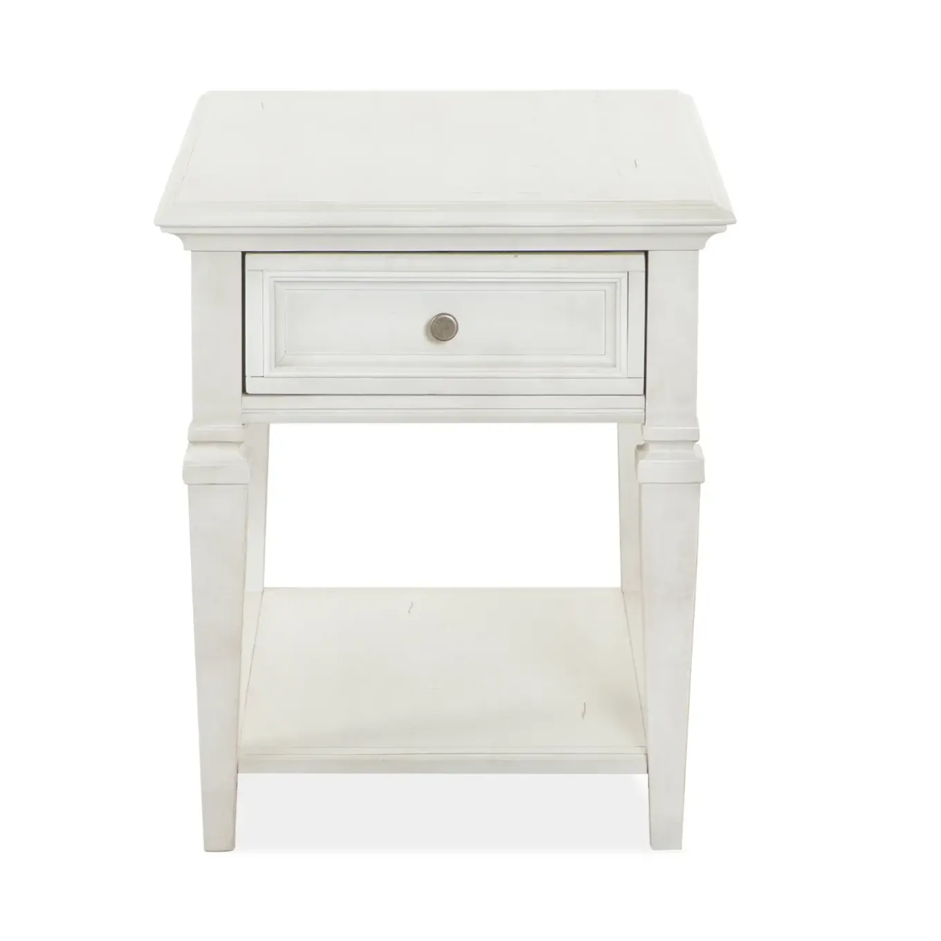 East Bay White End Table