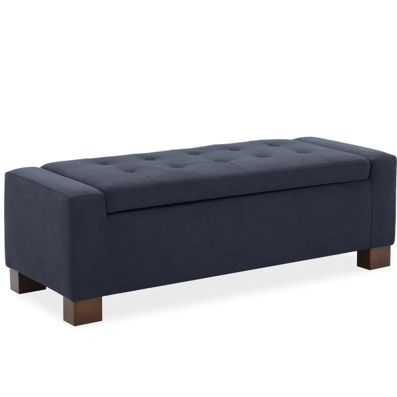 Emmie Navy Storage Bench