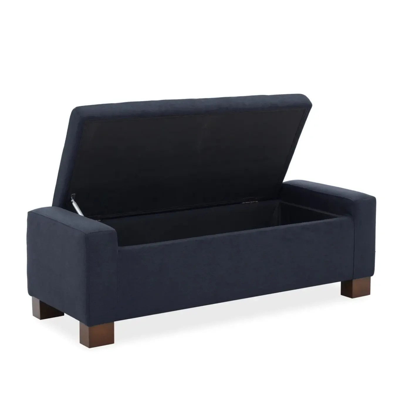 Emmie Navy Storage Bench