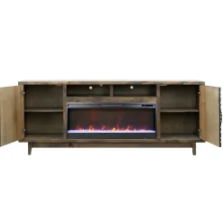 Everett 87 Inch Fireplace Console