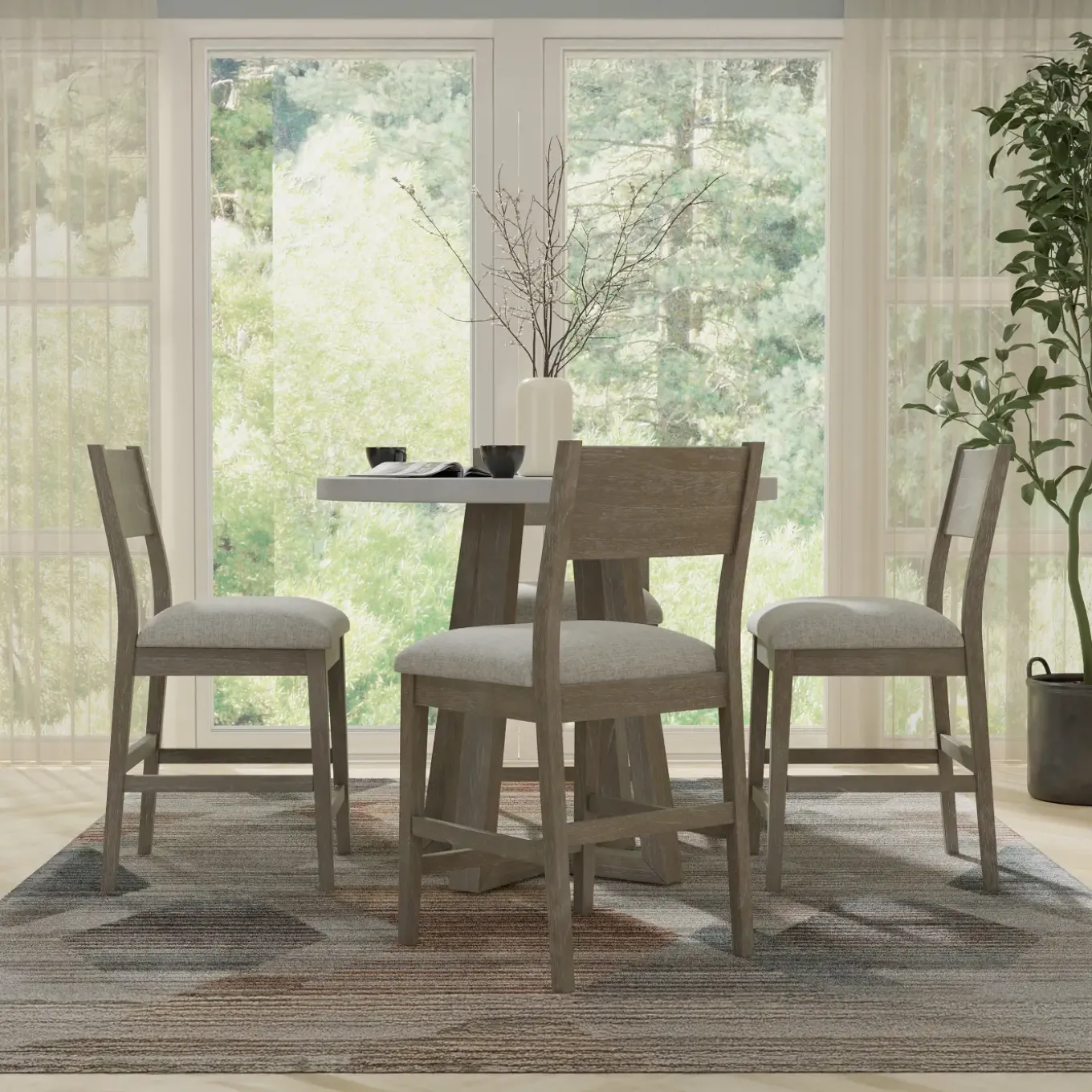 Fallon Round Counter Set-New!