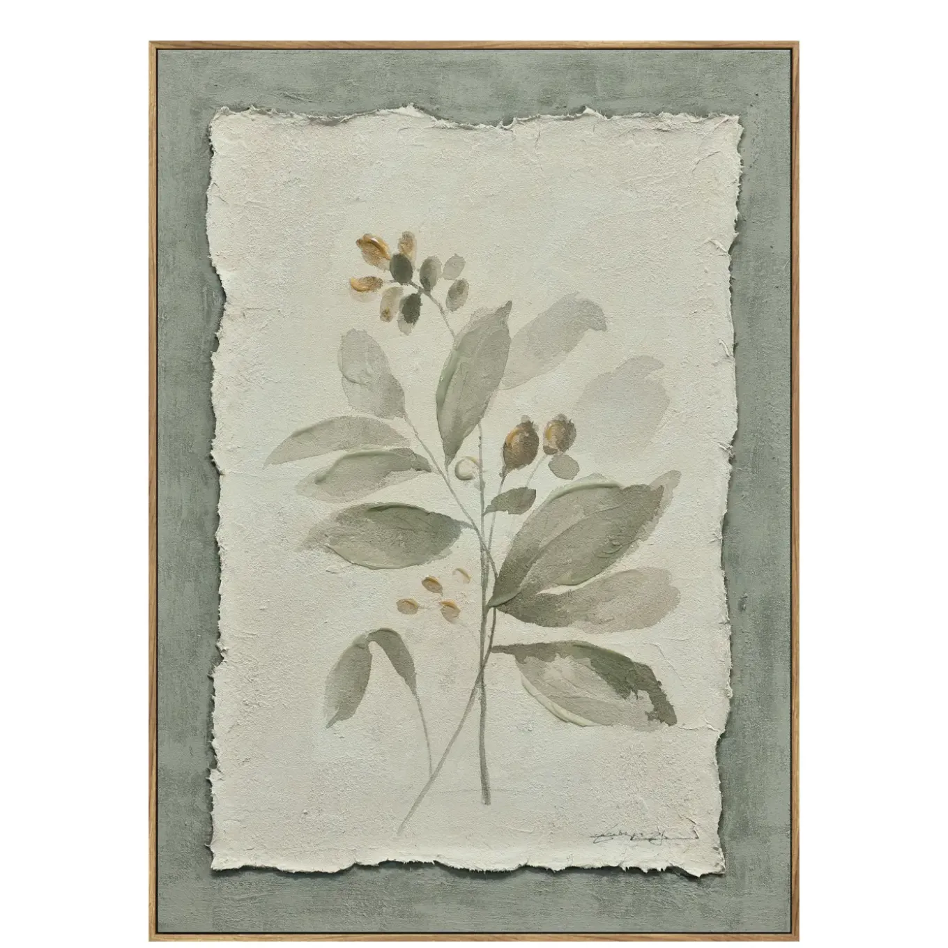 Flowers on Paper 1 Wall Art