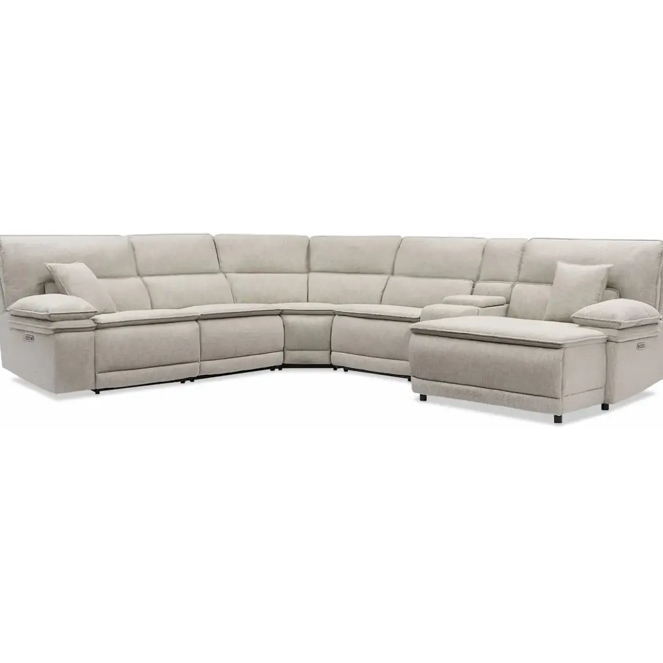 Goliath 6pc Power Chaise Sectional