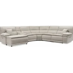 Goliath 6pc Power Chaise Sectional