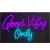 Good Vibes Only Neon Wall Sign