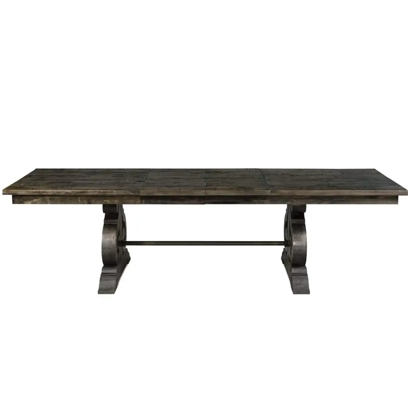 Hacienda Charcoal 6pc Dining Set: Table, 2 Arm Chairs, 2 Side Chairs and Bench