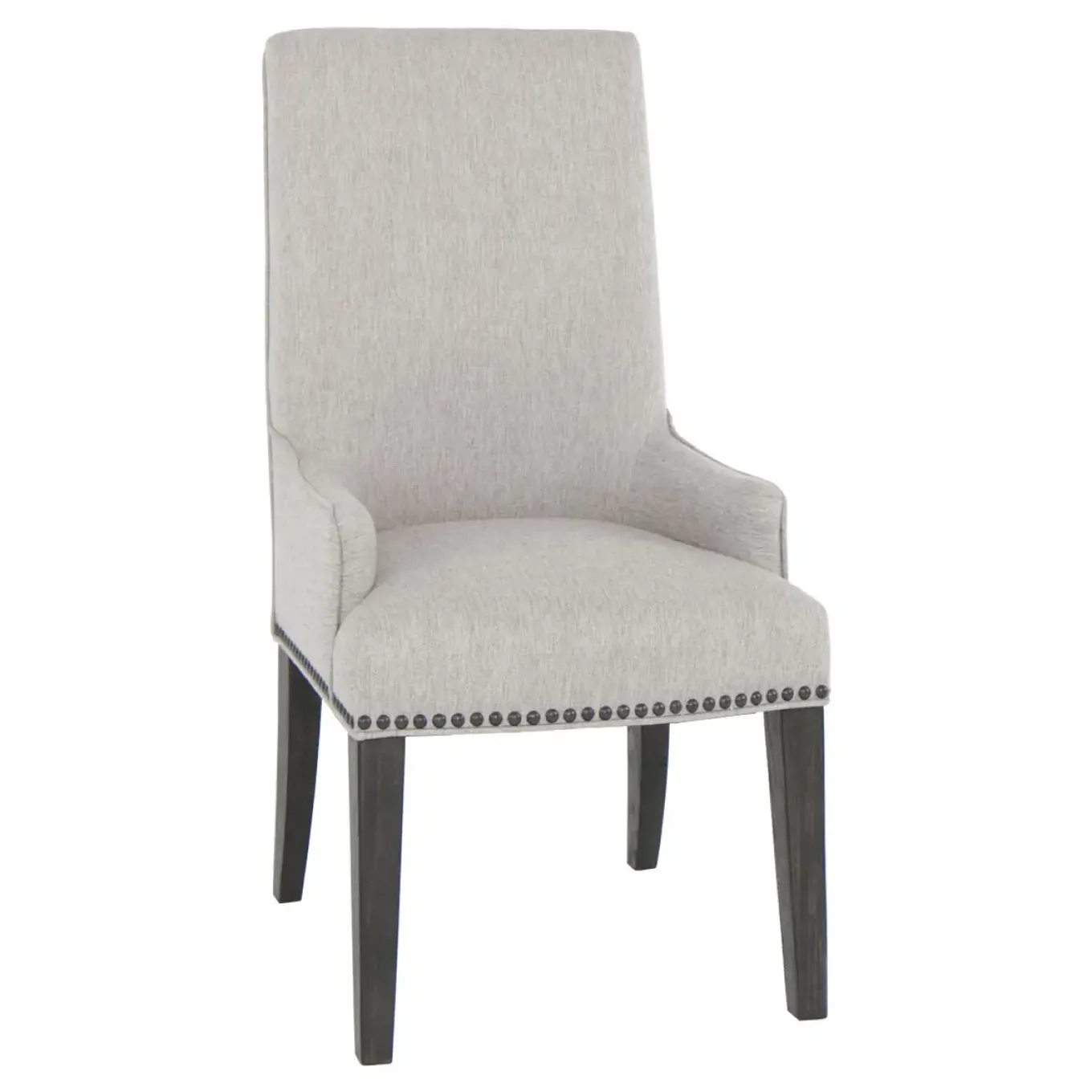 Hacienda Charcoal 6pc Dining Set: Table, 2 Arm Chairs, 2 Side Chairs and Bench
