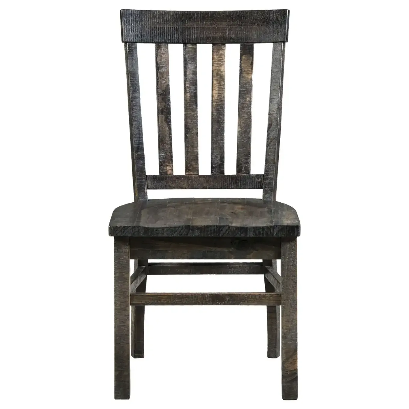 Hacienda Charcoal 6pc Dining Set: Table, 2 Arm Chairs, 2 Side Chairs and Bench