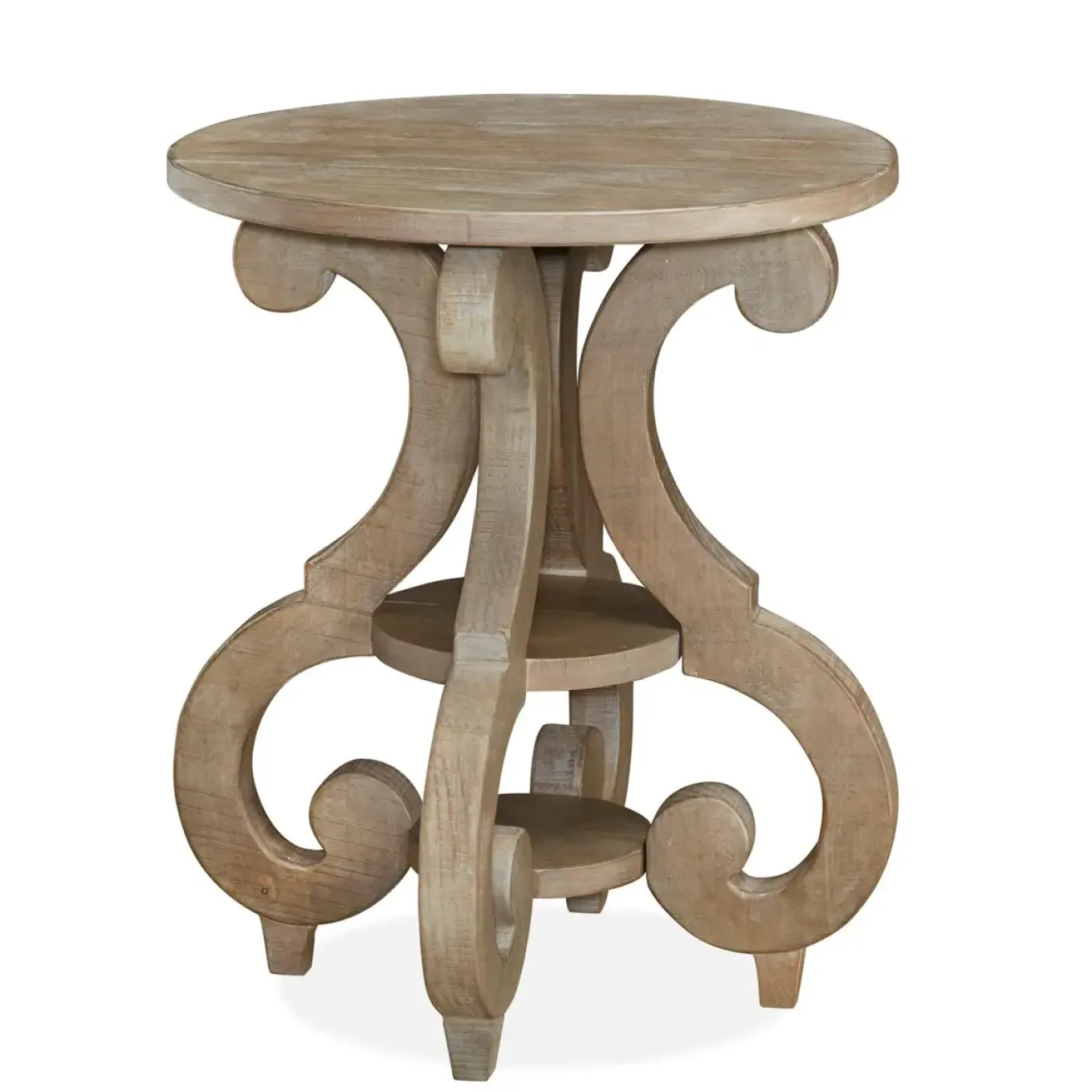 Hacienda Light Round Accent Table