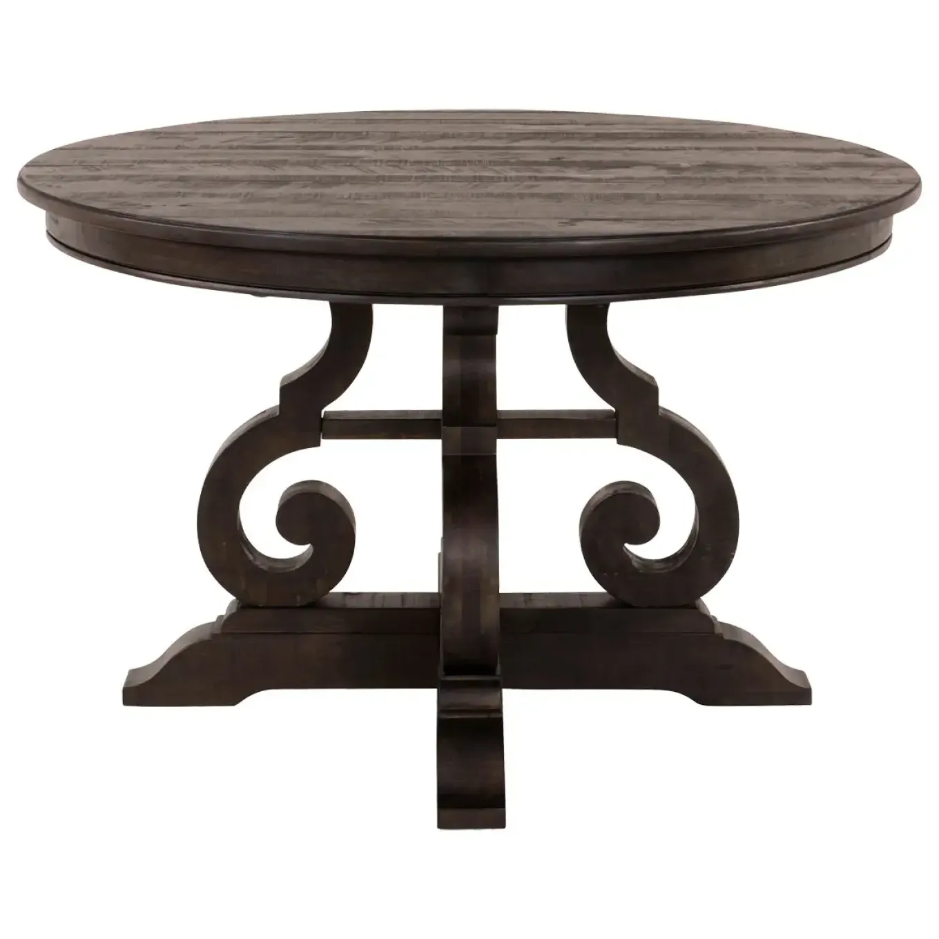 Hacienda 5pc Dining Set: 48" Round Table & 4 Side Chairs
