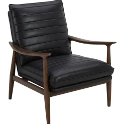 Holmes Leather Accent Chair