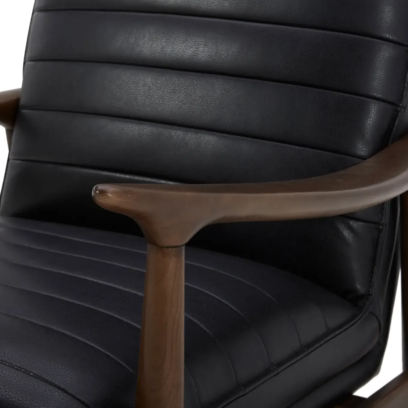 Holmes Leather Accent Chair