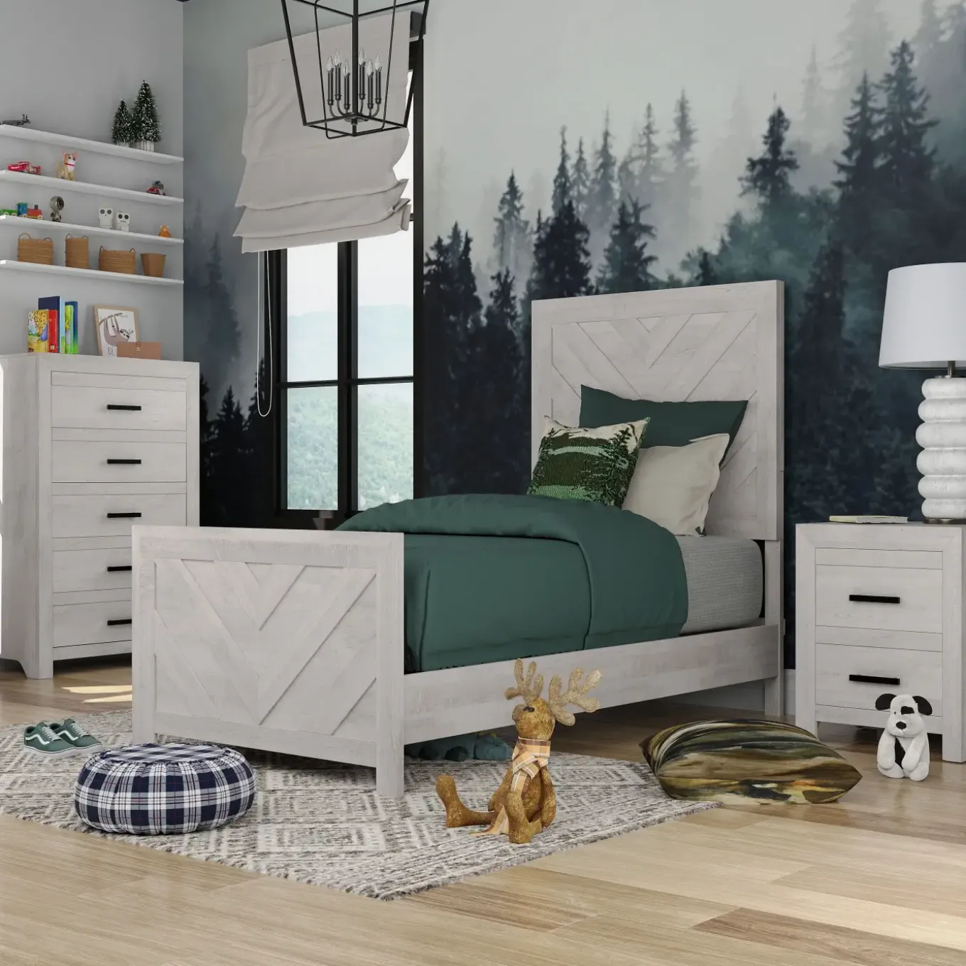 Kelcey Youth Bedroom-White