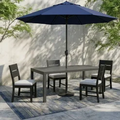 Laguna 5pc Dining Set: Table & 4 Side Chairs