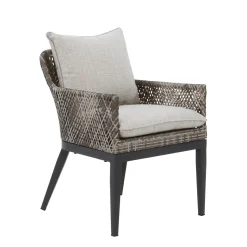 Laguna 7pc Dining Set: Table & 6 Woven Arm Chairs