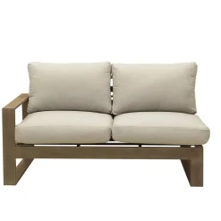 Lahaina Outdoor Seating Set 4pc Sectional: LAF Loveseat, RAF Loveseat, Corner & Armless Chair