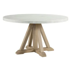Lakeside Round Marble Top Dining Table