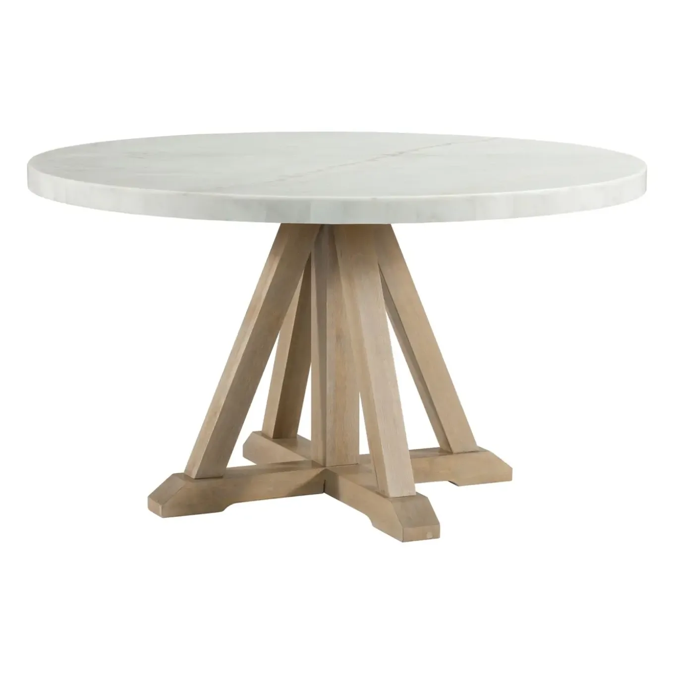 Lakeside Round Marble Top Dining Table