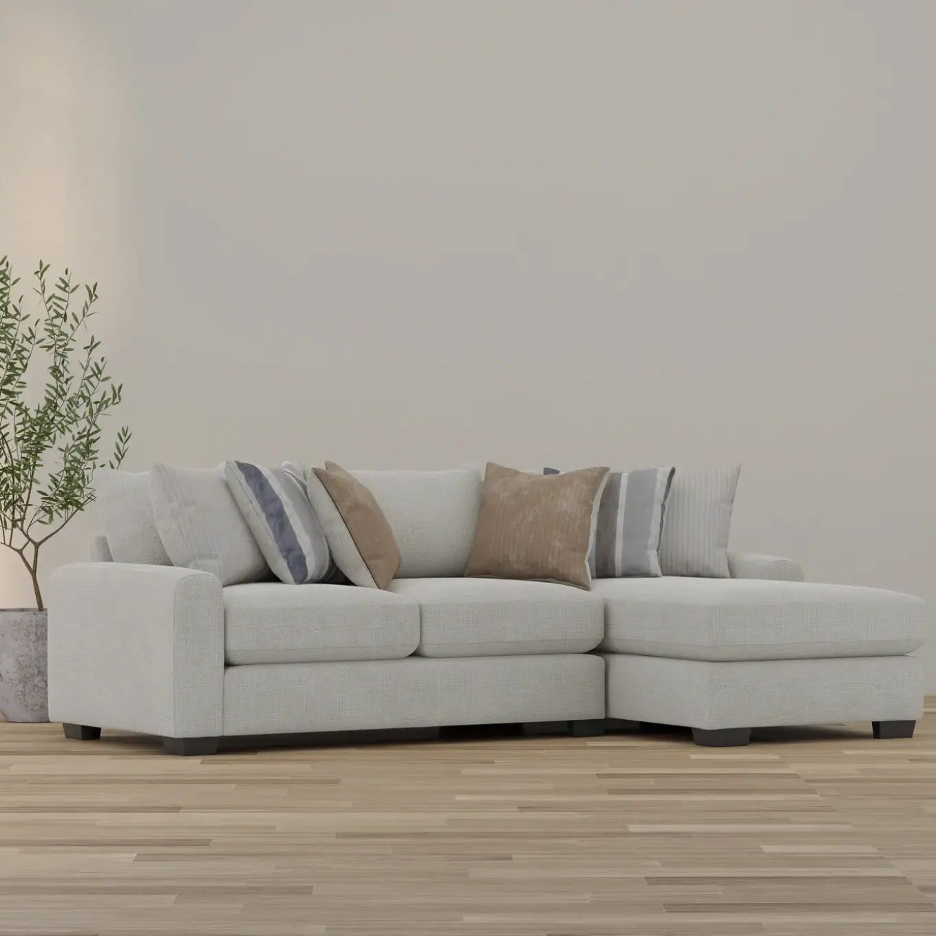 Landon 2pc Right Chaise Sectional
