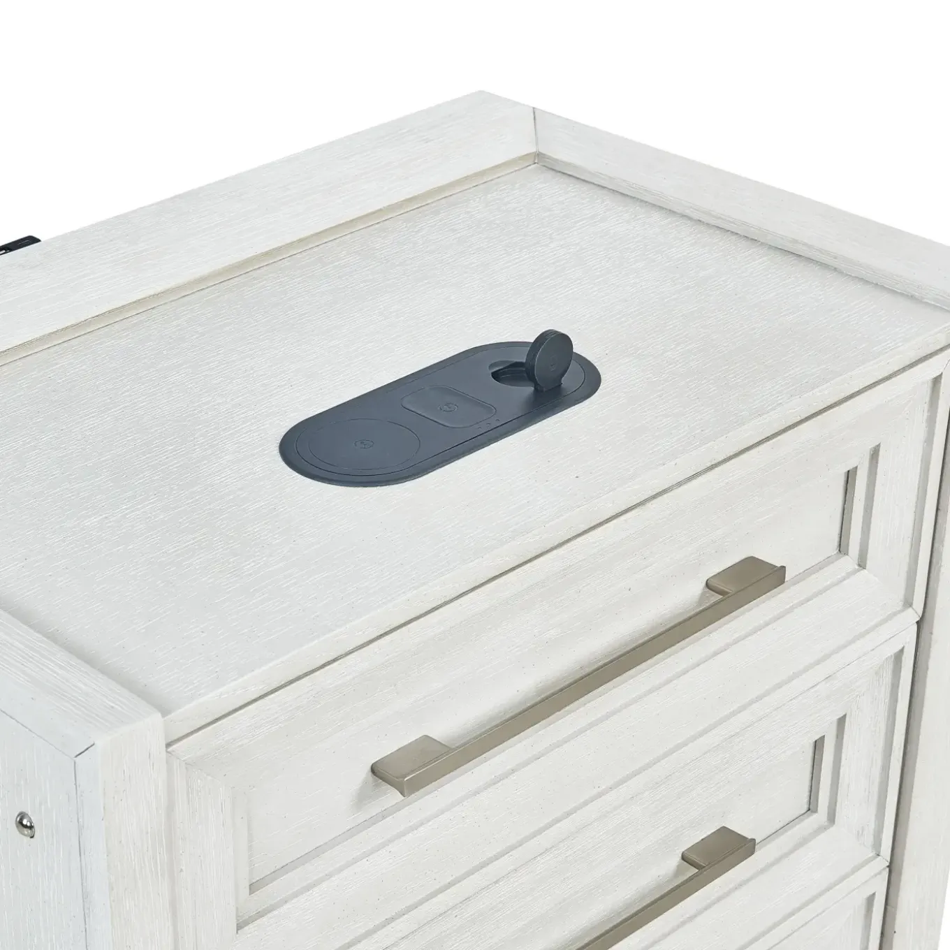 Laurel California King Panel Bed, Dresser, Mirror & Nightstand