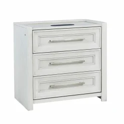 Laurel Three Drawer Night Stand