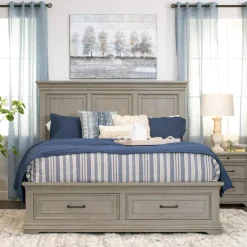 Legion California King Bed, Dresser, Mirror, Nightstand