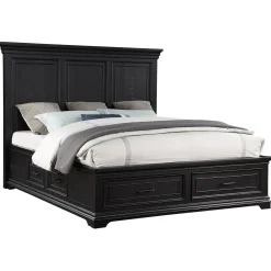 Legion Ebony Storage Bed