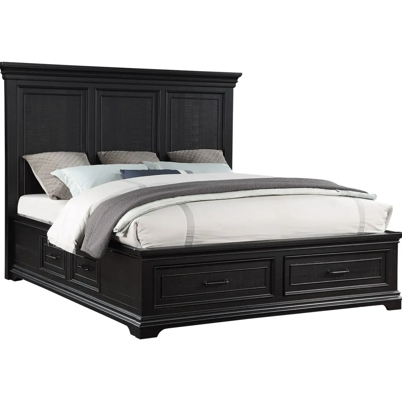 Legion Ebony Storage Bed