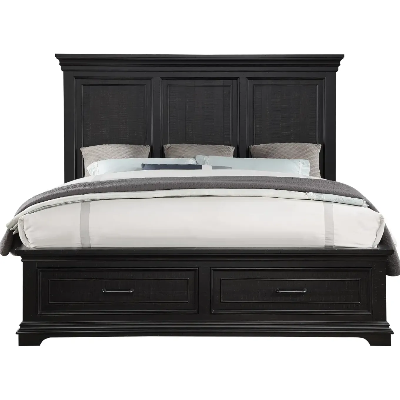 Legion Ebony Storage Bed