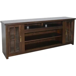Levi Media Console & Crystal Fire Insert