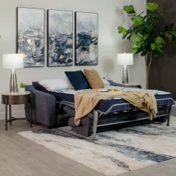 Luca Stearns & Foster Queen Sleeper Sofa with 8" Mattress