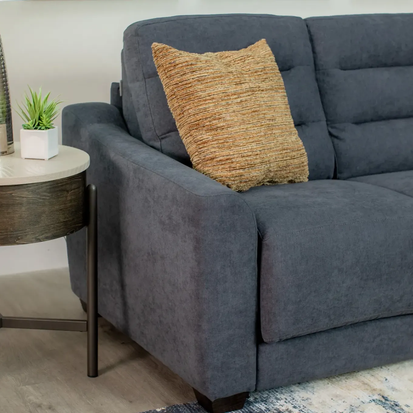 Luca Stearns & Foster Queen Sleeper Sofa with 8" Mattress