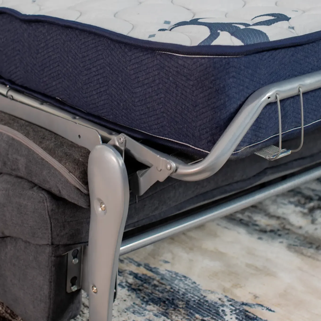 Luca Stearns & Foster Queen Sleeper Sofa with 8" Mattress