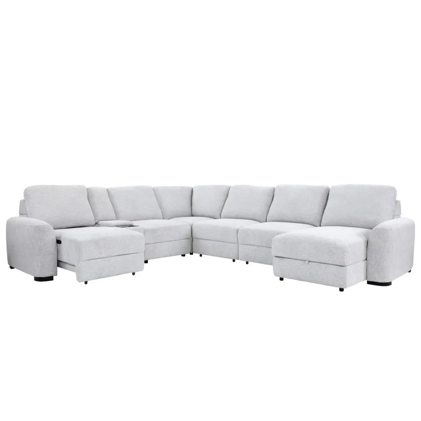 Luna 7pc Sectional with RAF Chaise