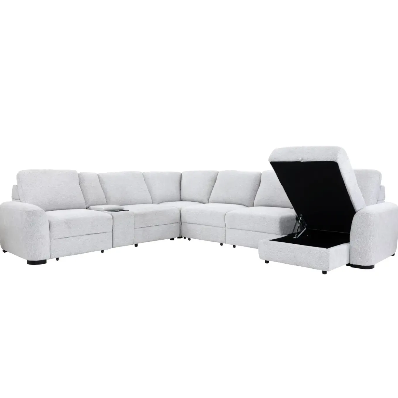 Luna 7pc Sectional with RAF Chaise