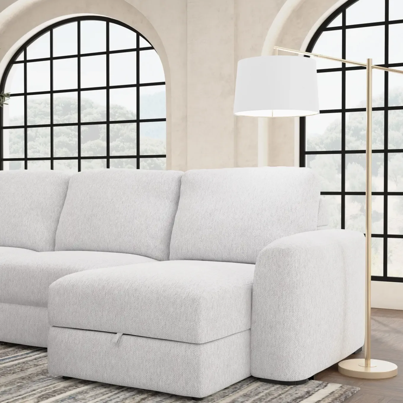 Luna 7pc Sectional with RAF Chaise