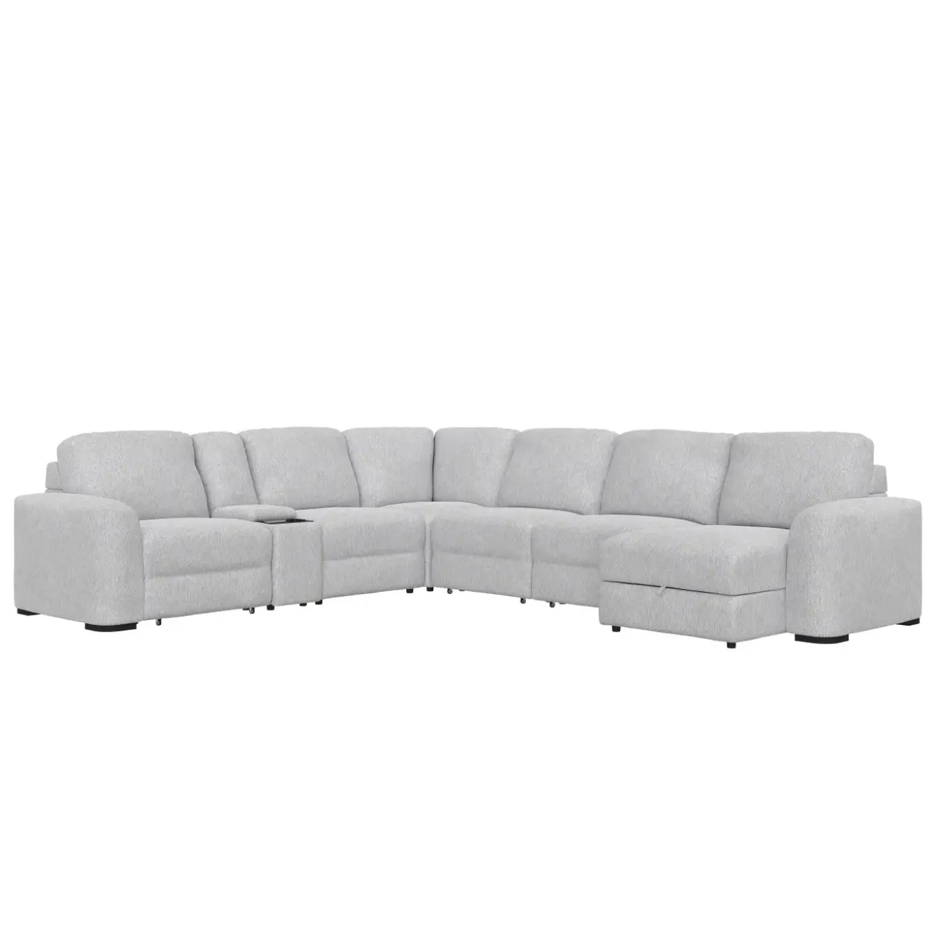 Luna 7pc Sectional with RAF Chaise
