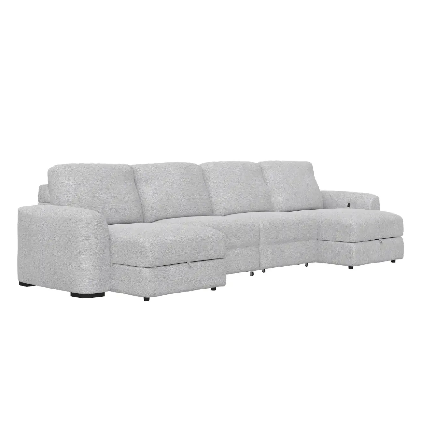 Luna 4pc Slide Double Chaise