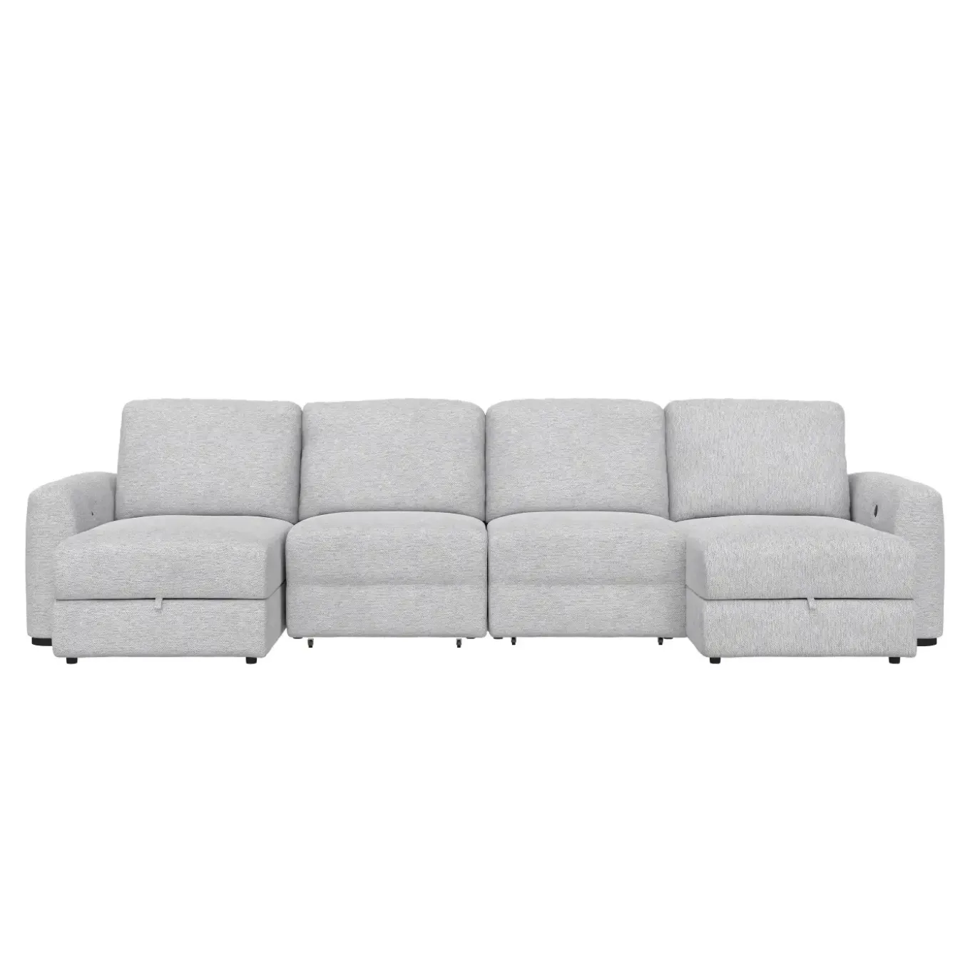 Luna 4pc Slide Double Chaise