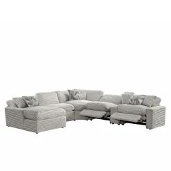 Lush 6pc Left Chaise Power Sectional