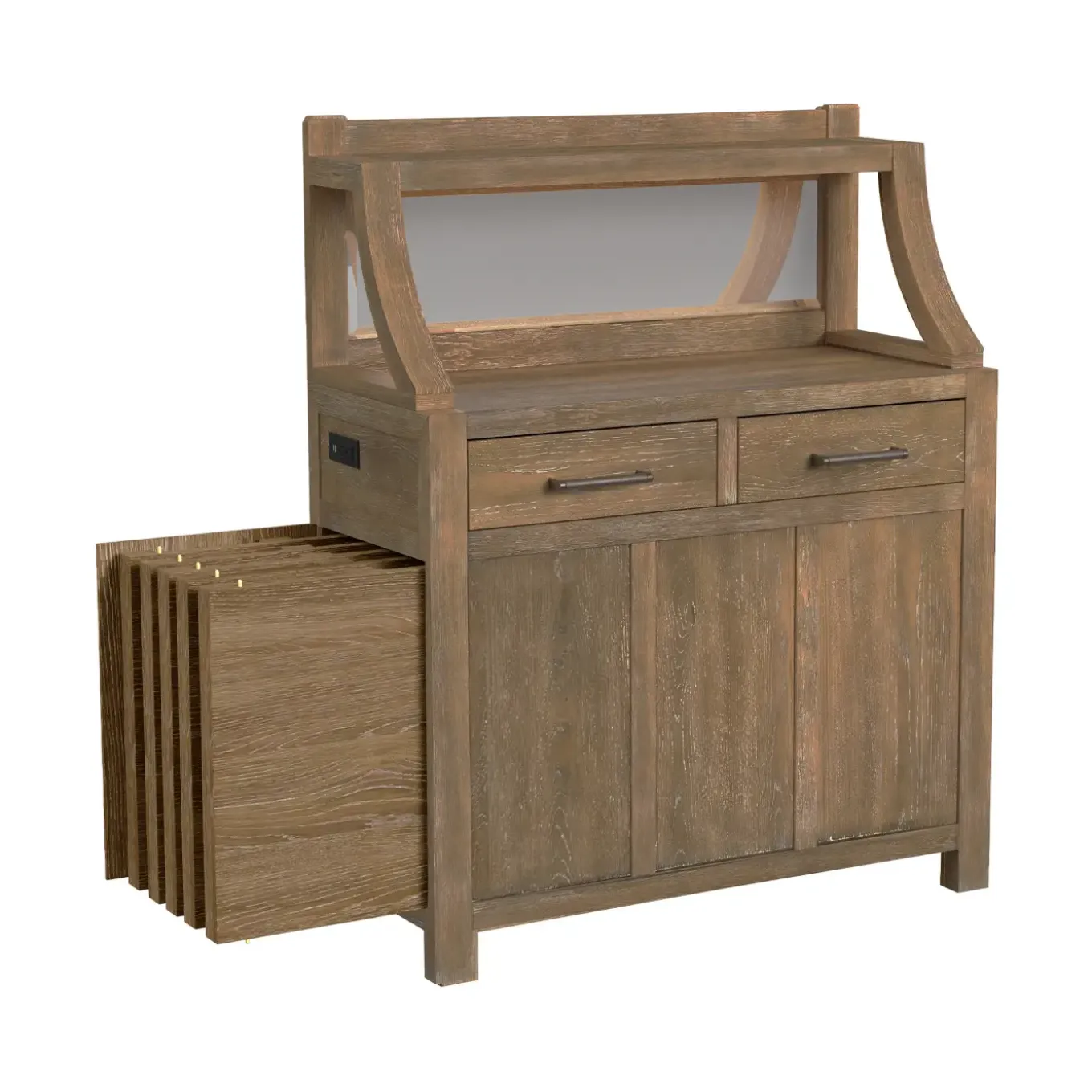Madison Buffet Hutch with Mirror