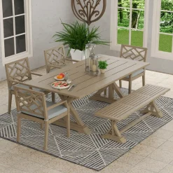 Maldives Outdoor Rectangular Dining Set
