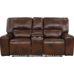 Malone Brown Reclining Living Room Set