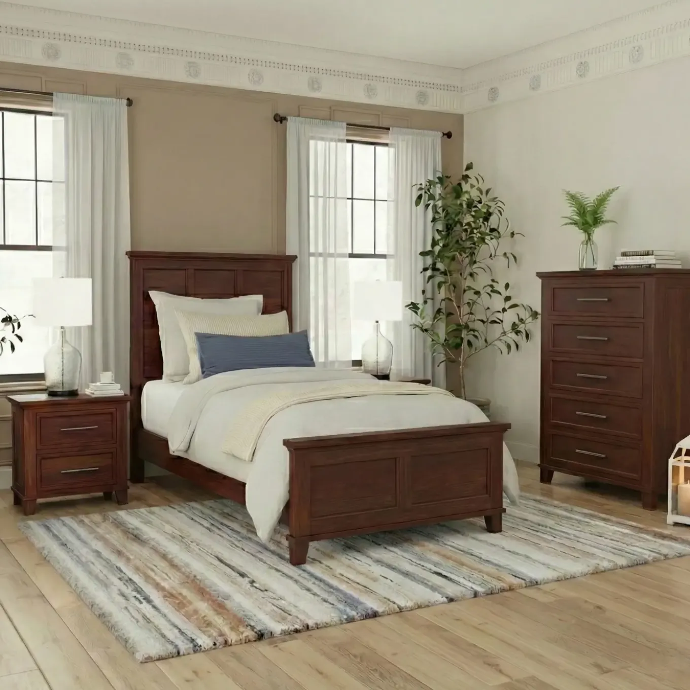 Mayfair Cherry Panel Youth Set