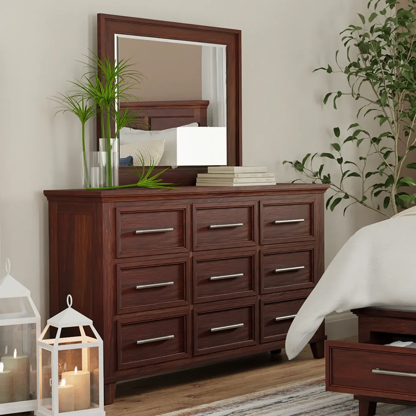 Mayfair Cherry Storage Bedroom