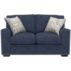 Mercer Blue Sofa & Loveseat