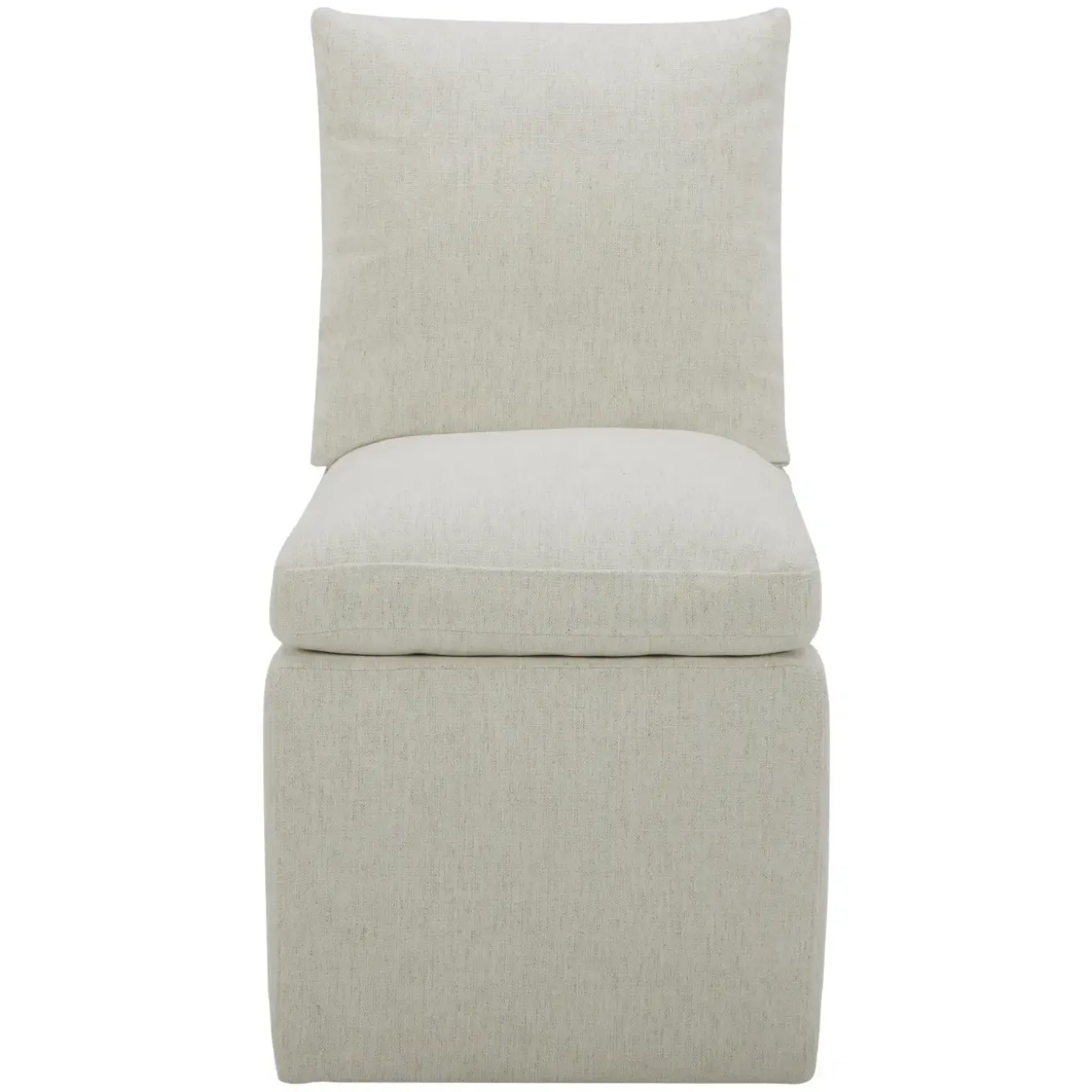 Mila Castered Side Chair With Crypton Performance Fabric