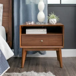 Minetta 1 Drawer Nightstand with USB