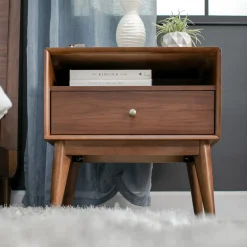 Minetta 1 Drawer Nightstand with USB