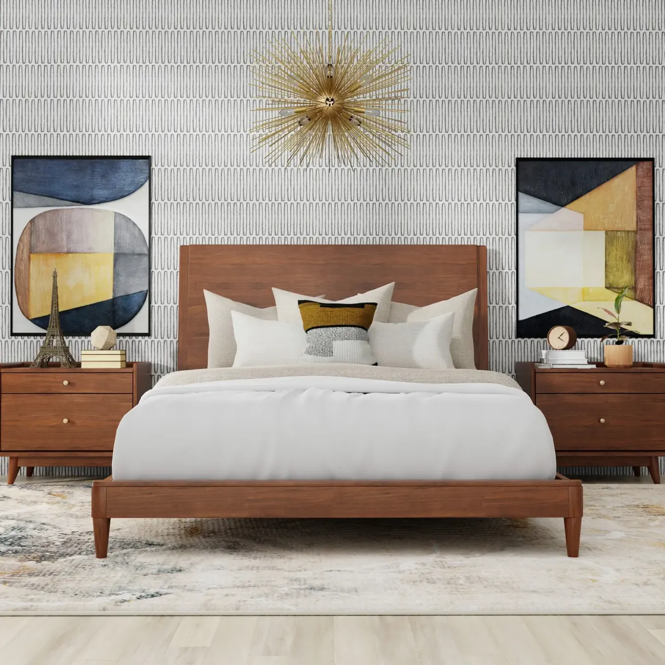 Minetta Walnut Bed